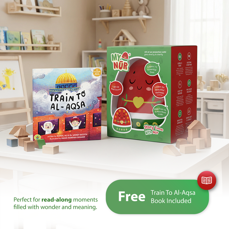 Nūr the Watermelon | A NEW Light-Up Interactive Islamic Plushie, Learn Surahs, Duas & More | Ramadan & Eid Gift