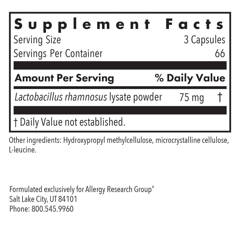 ImmunoBiotic Pro: Lactobacillus Rhamnosus Lysate 75mg, Immune Support (Vegetarian, 200 Count)