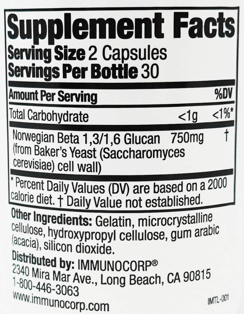 Suppport for Immunity | Immutol with Norwegian Beta-1,3/1,6-Glucan (NBG)
