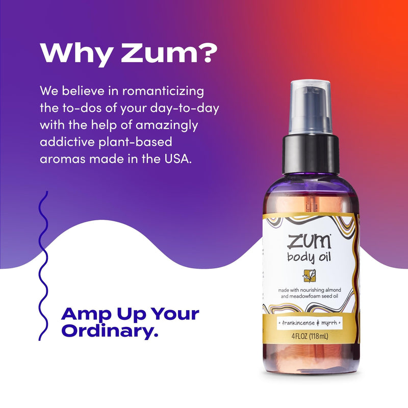 Indigo Wild Zum Frankincense & Myrrh Body Oil – Nourishing Massage Oil (4 oz)