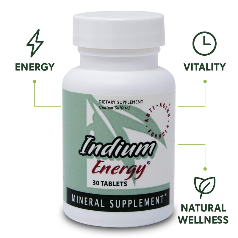 Indium Energy - All-Natural Anti-Aging & Energy Support (30 Count) | EAST PARK Research
