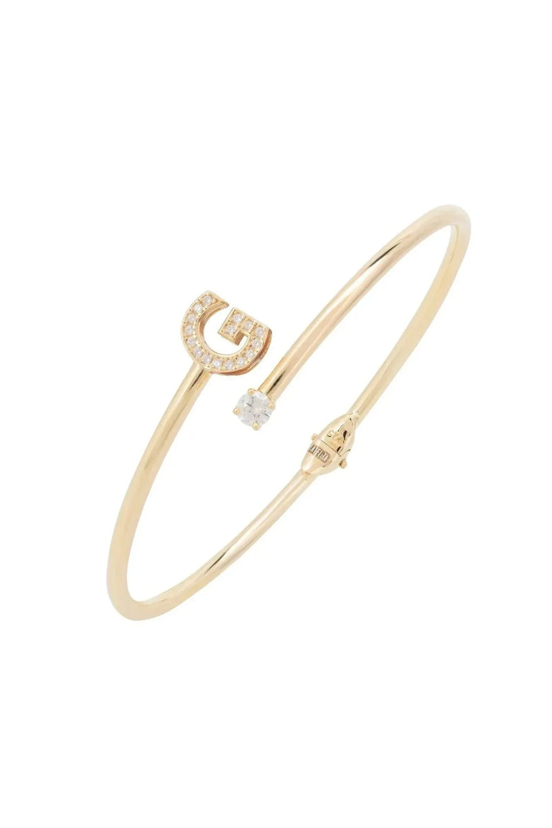 Initial Bangle Gold G