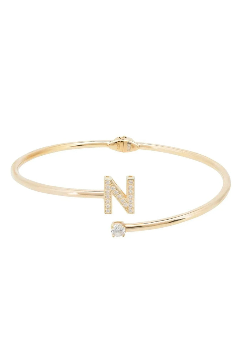 Initial Bangle Gold N