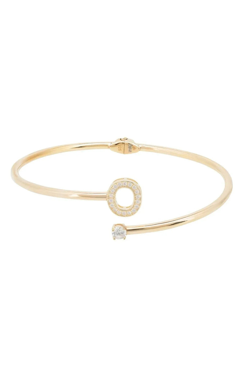 Initial Bangle Gold O