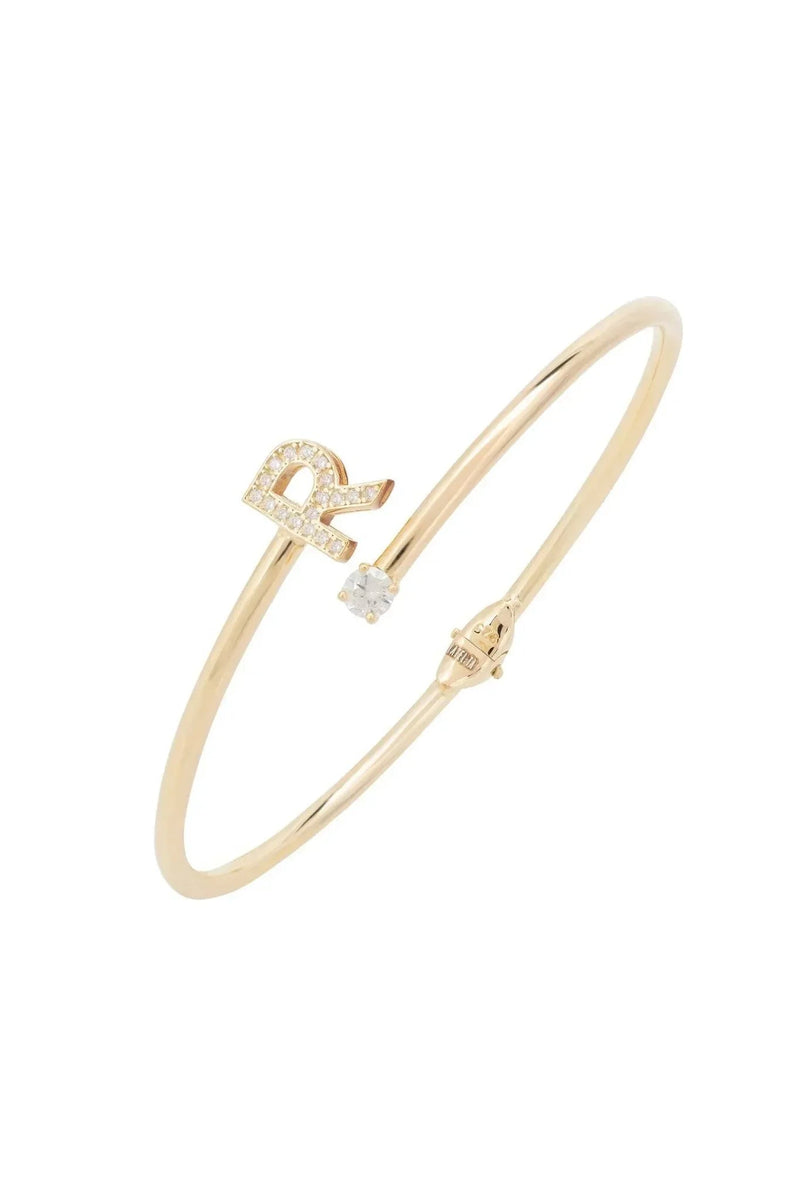 Initial Bangle Gold R
