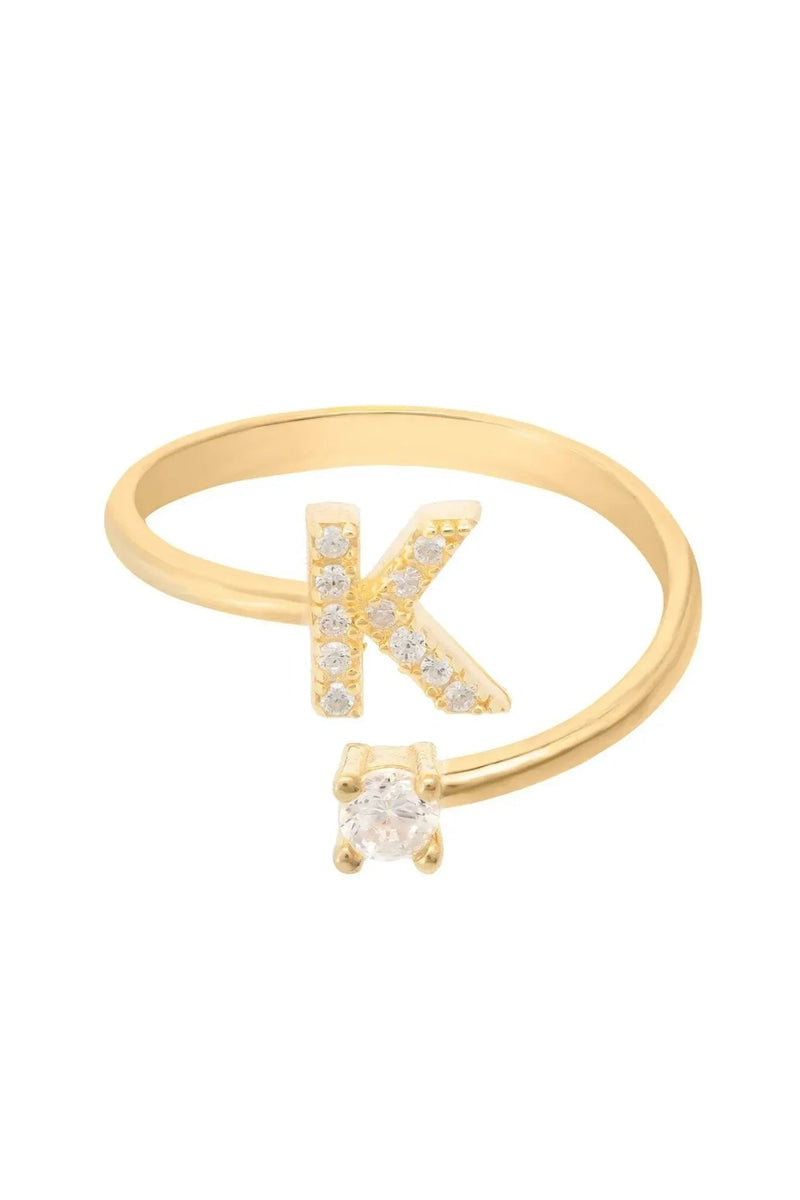 Initial Ring Gold K