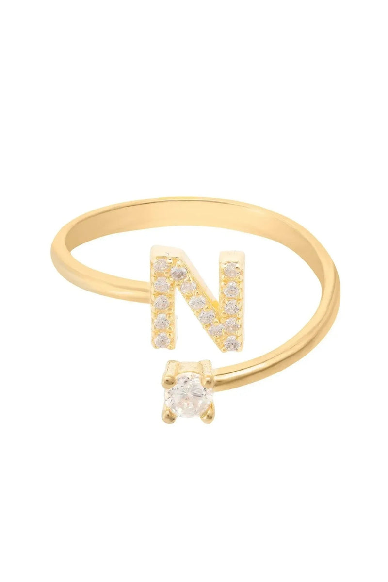 Initial Ring Gold N