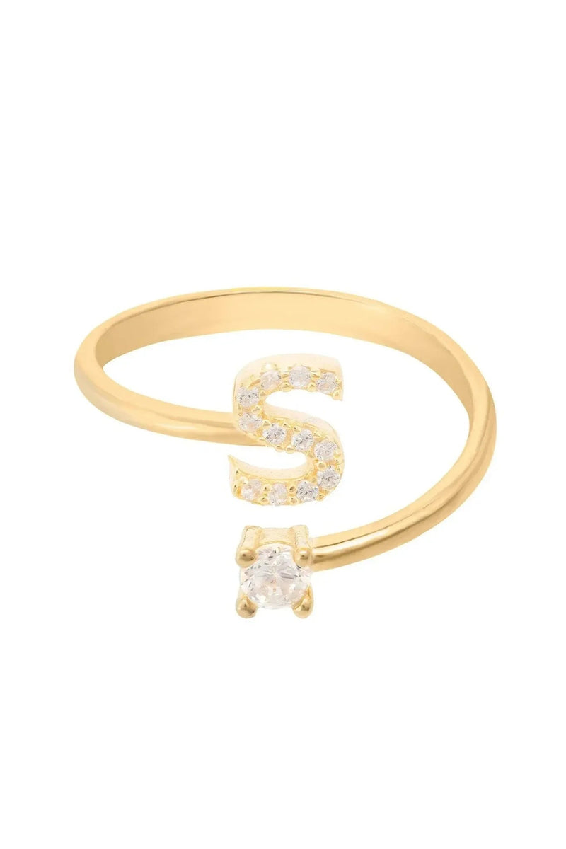 Initial Ring Gold S