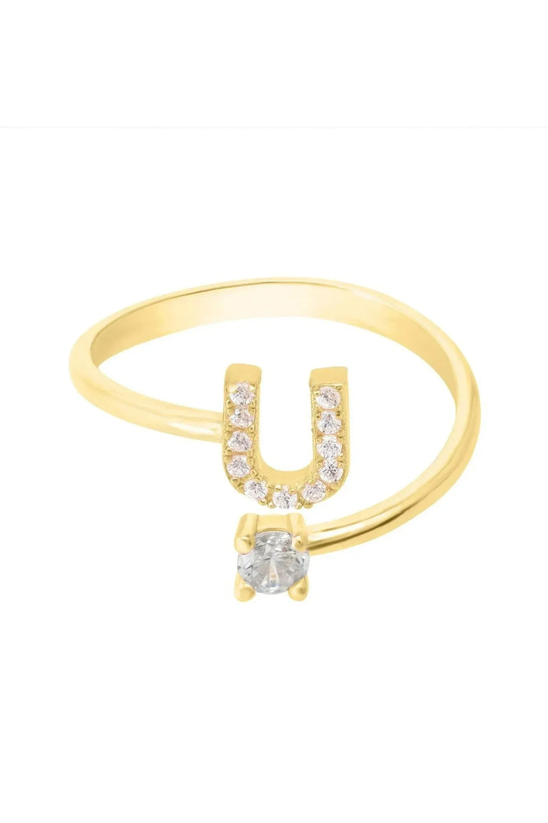 Initial Ring Gold U