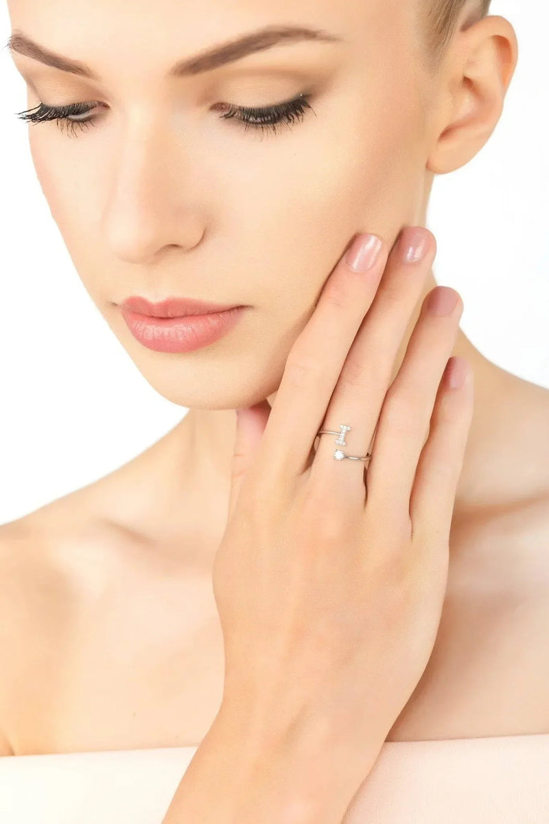 Initial Ring Silver I