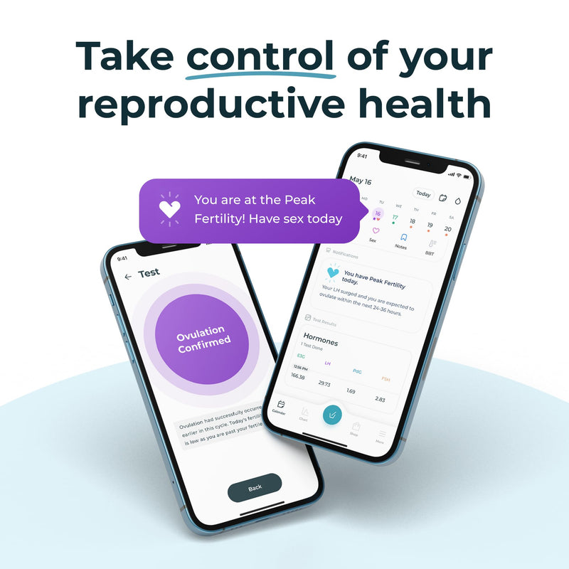Inito Fertility Monitor & Hormone Tracker — Ovulation & Hormone Tracking (15 Strips) | iPhone 16 Compatible
