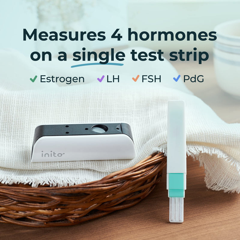 Inito Fertility Monitor & Hormone Tracker — Ovulation & Hormone Tracking (15 Strips) | iPhone 16 Compatible