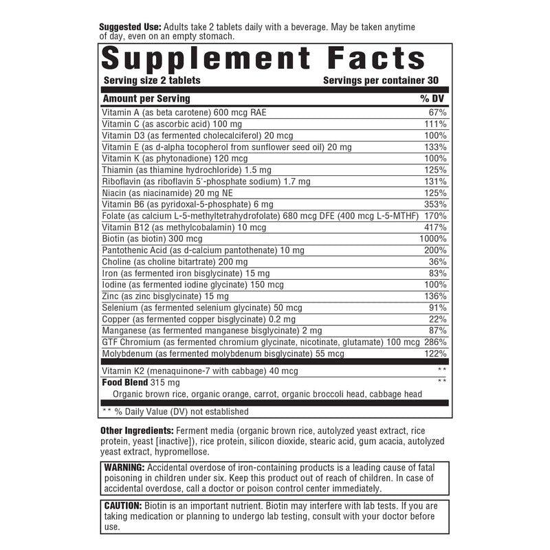 Innate Response Formulas Women’s Multivitamin – Daily Multivitamin for Women