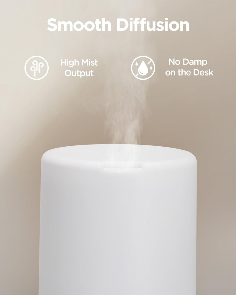 InnoGear 300ML Essential Oil Diffuser - Premium 5-in-1 Ultrasonic Aromatherapy Diffuser with Auto-Off Timer, White