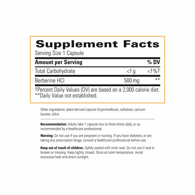 Integrative Therapeutics Berberine – Cellular Energy & Metabolic Support | 60 Capsules (60 Servings)