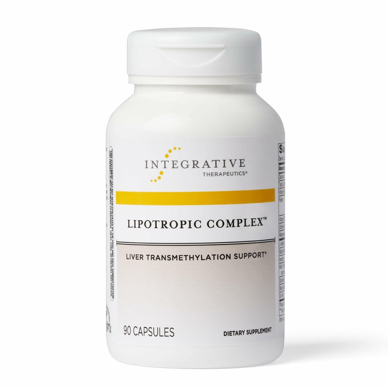 Integrative Therapeutics Lipotropic Complex - Liver Support Supplement for Adults* | Milk Thistle, Vitamin B6 & B12 | Gluten-Free & Dairy-Free - 90 Count (45 Servings)