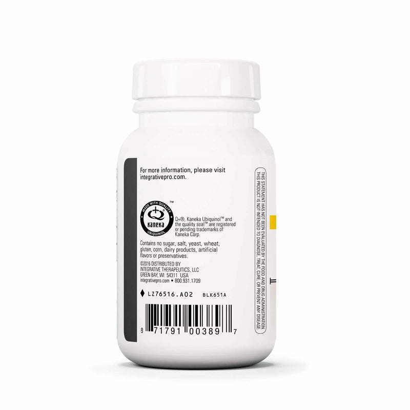 Integrative Therapeutics UBQH 100 mg – Ubiquinol Cellular Energy Support, Dairy-Free, 60 Softgels
