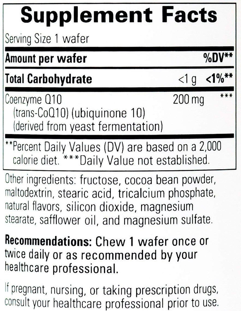 Vitaline CoQ10 200 mg – Brain & Heart Health (Chocolate, 30 Servings)