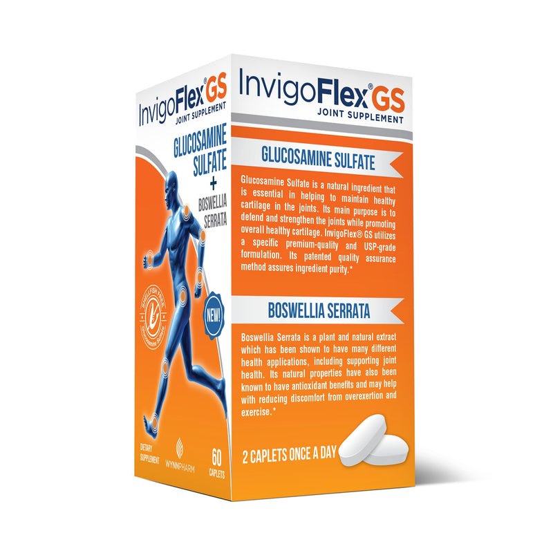 INVIGOFLEX GS Glucosamine Sulfate + Boswellia Serrata Shellfish Free