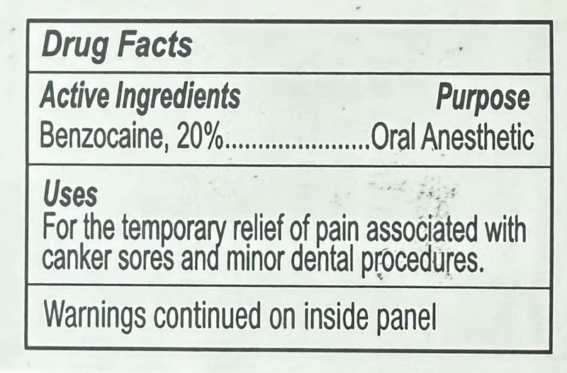 IOLITE Oral Topical Gel with Xylitol & Vitamin E – Gluten Free – Relief for Canker Sores & Dental Pain (1 oz, Bubblegum)