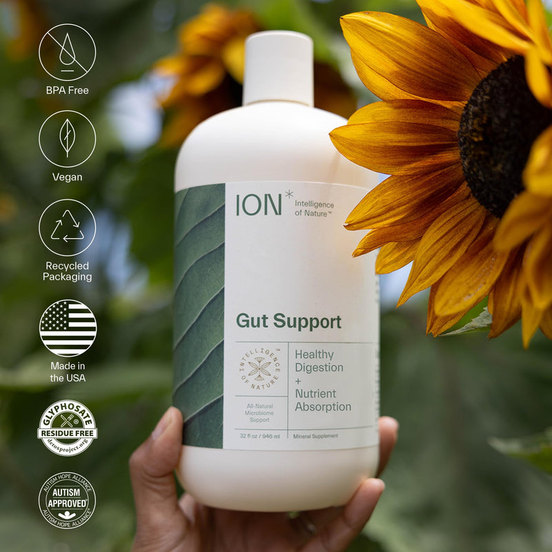 ION* Gut Support Liquid Supplement - Digestive Health & Gut Barrier Support | 16 oz