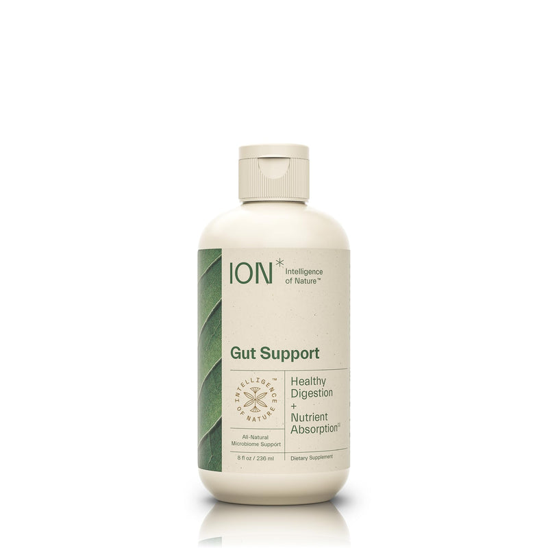 ION Gut Support Liquid – Digestive Health & Detox Drops with Humic Extract | 8 fl oz
