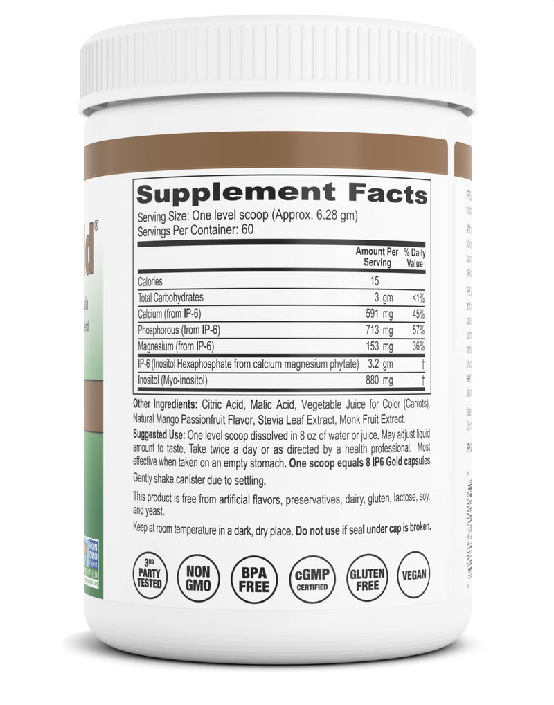 IP-6 Gold Powder Mango Passionfruit Flavor, 60 Servings