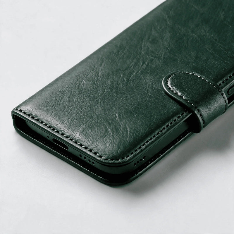 iPhone 18/17 Series Book Flip Case Leather Wallet