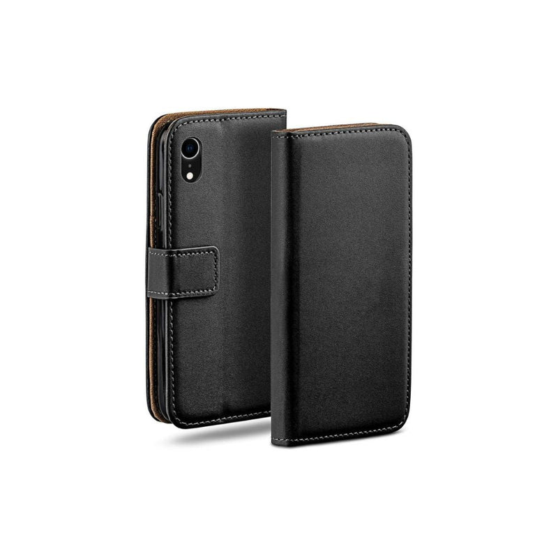 iPhone X / XS / XR / XS Max Book Flip Case Leather Wallet