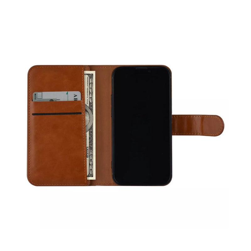iPhone X / XS / XR / XS Max Book Flip Case Leather Wallet