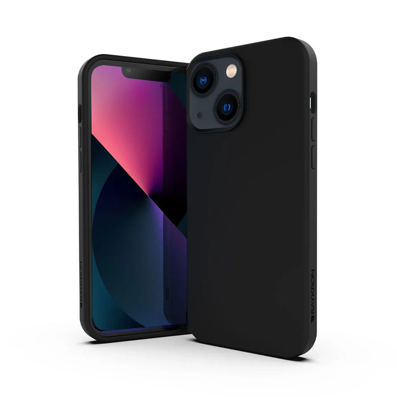 iPhone Black Silicone Gel Case