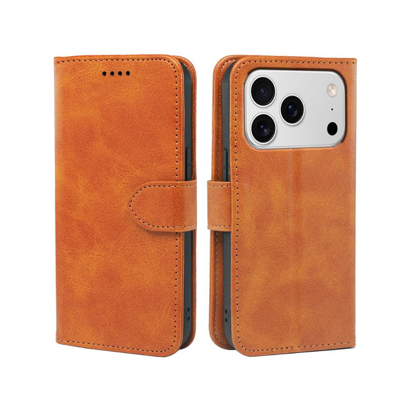 iPhone 18/17 Series Book Flip Case Leather Wallet