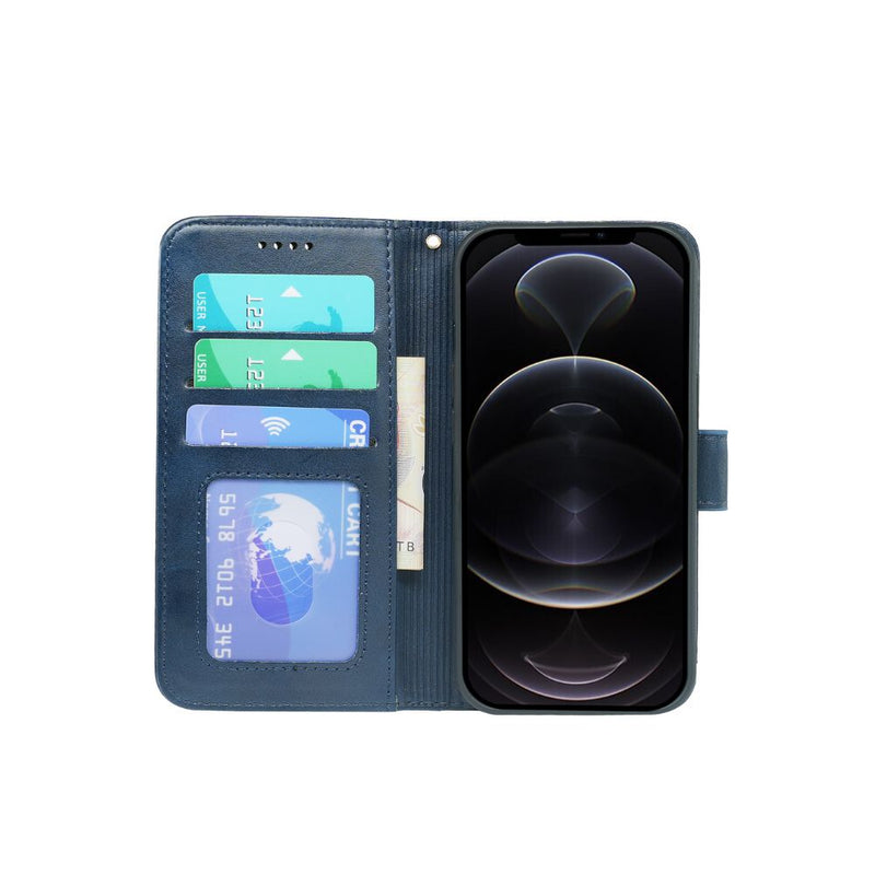 iPhone 15 Series Book Flip Case Leather Wallet