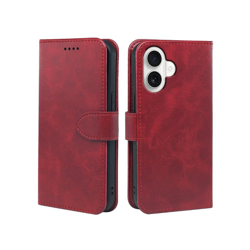 iPhone 18/17 Series Book Flip Case Leather Wallet