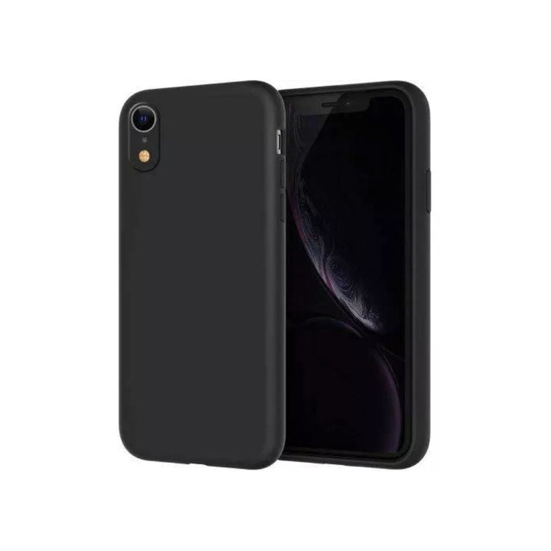 iPhone Black Silicone Gel Case
