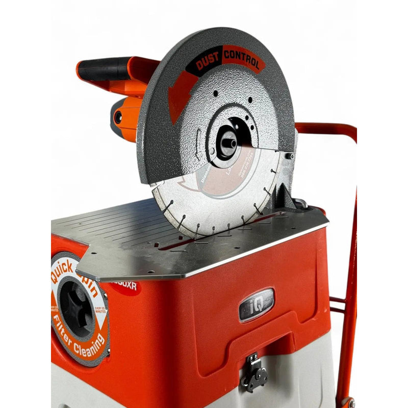 iQ iQ360XT 14-Inch Dry Cut Masonry Saw and Smart Cart (includes blade and rolling table)