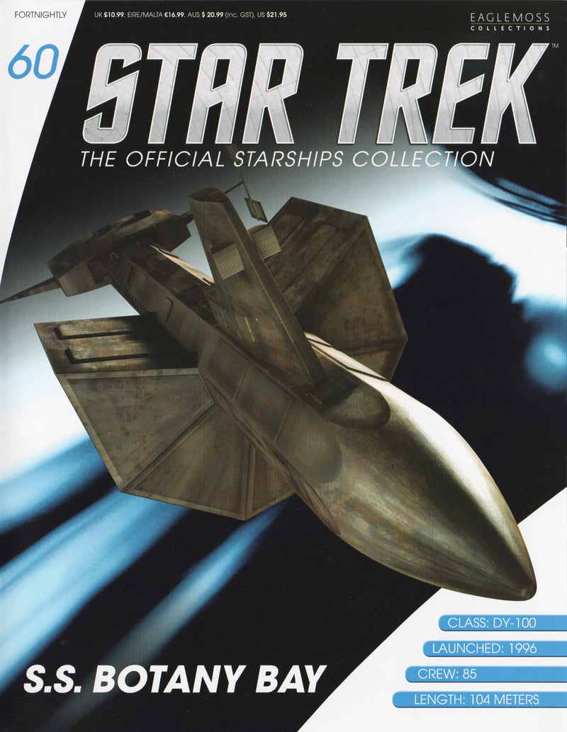 #60 S.S Botany Bay Model Diecast Model Ship STDC060 (Eaglemoss / Star Trek)