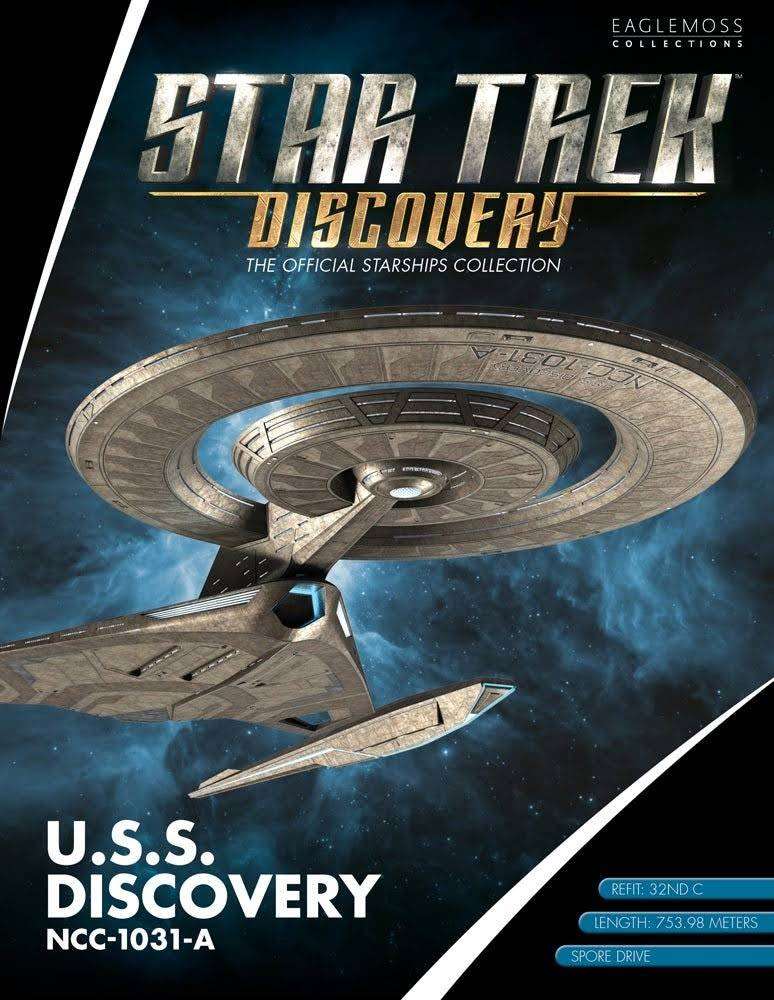 #11 U.S.S. Discovery NCC-1031-A (Crossfield-Class Refit) Model Diecast Ship (Eaglemoss / Star Trek)