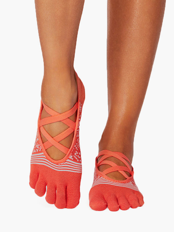ToeSox Elle Tec Full Toe Grip Socks