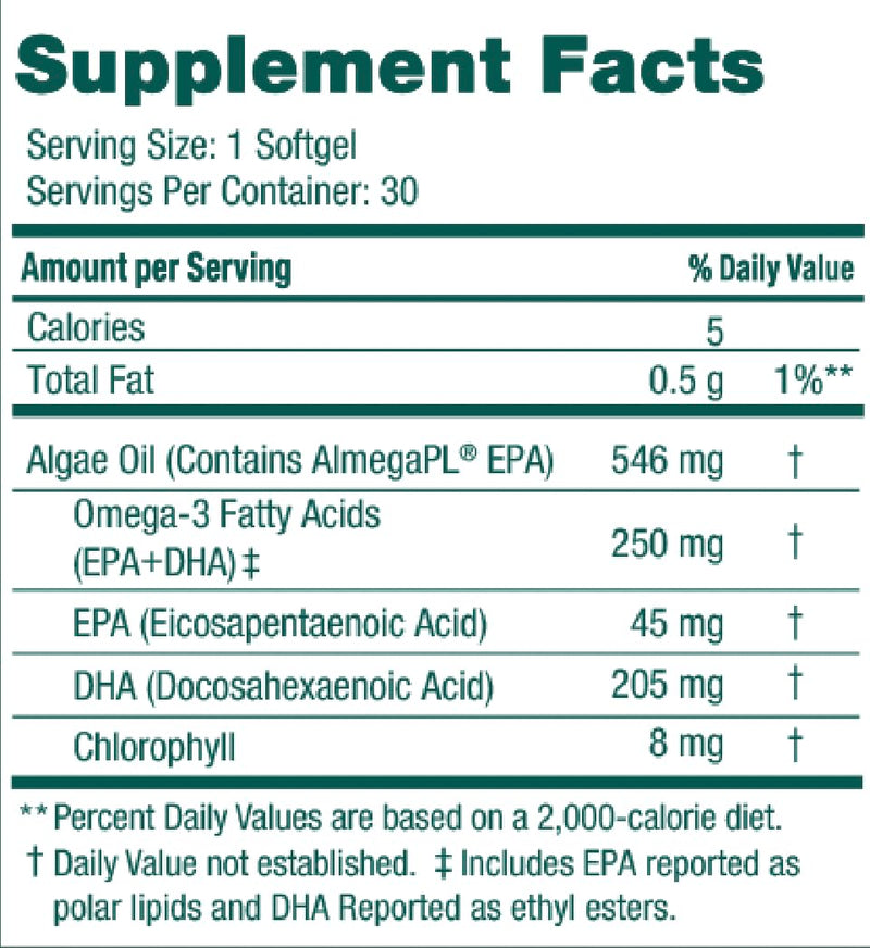 Iwi Omega-3 Mini Softgels – Plant-Based Algae EPA + DHA (30 Servings) | Whole-Body Support