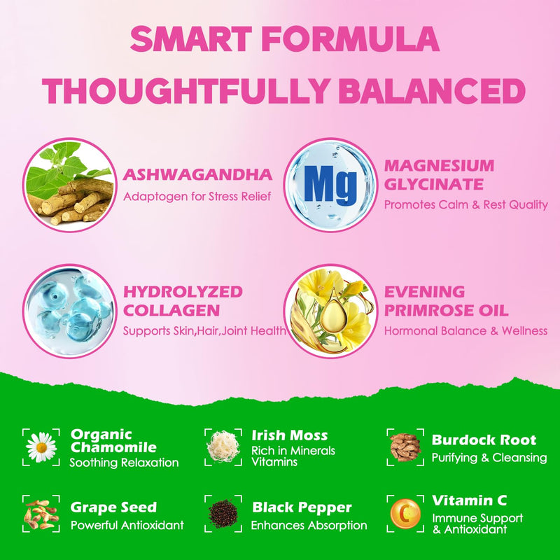 IZUO NATURE Ashwagandha Gummies for Women – Stress Relief