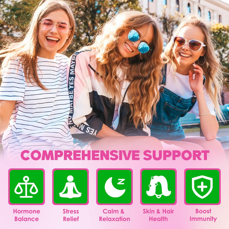 IZUO NATURE Ashwagandha Gummies for Women – Stress Relief