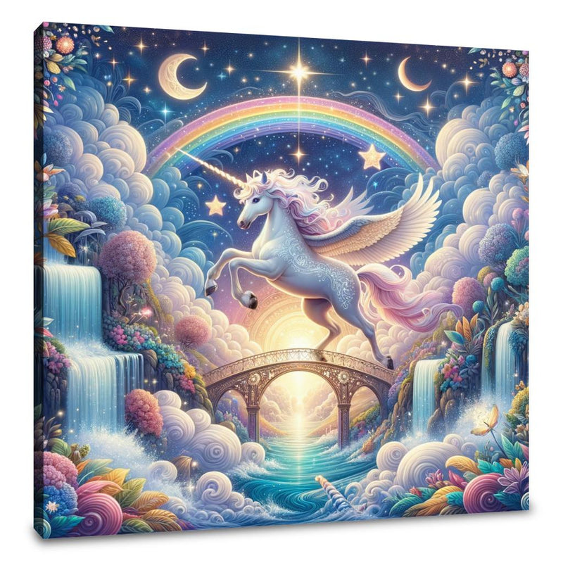 Magical Unicorn Enchantment Canvas