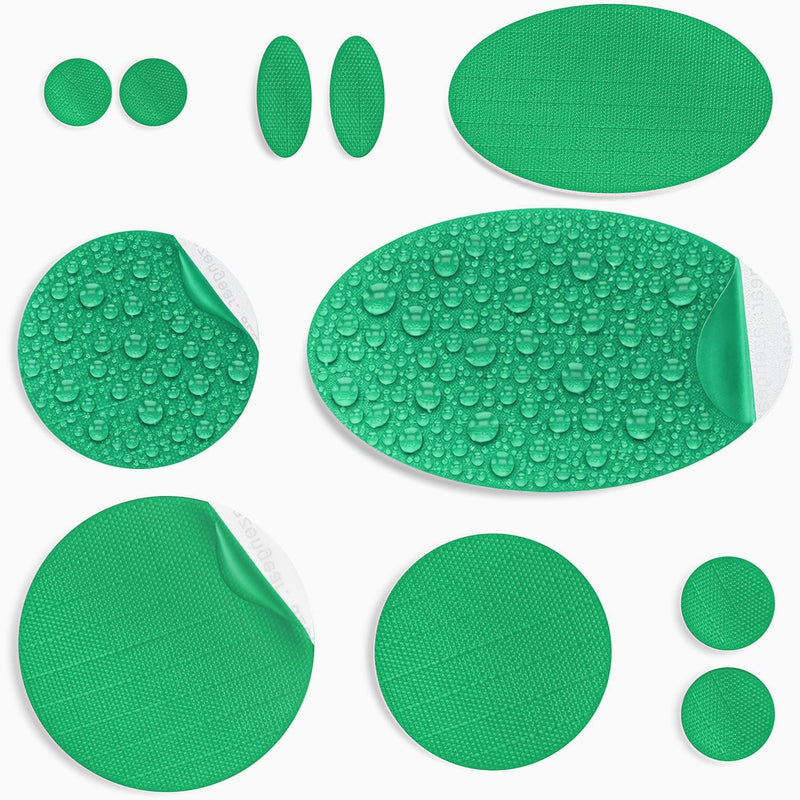 Repair Patches (30+ Colours) for Puffer Jackets, Tents, Upholstery - Stick On, Waterproof, Tear-Cold-Heat-Resistant