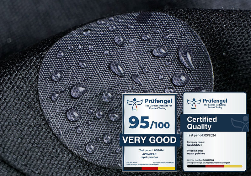 Repair Patches (30+ Colours) for Puffer Jackets, Tents, Upholstery - Stick On, Waterproof, Tear-Cold-Heat-Resistant