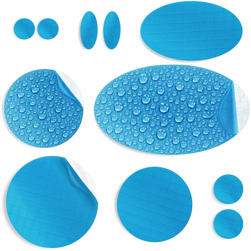Repair Patches (30+ Colours) for Puffer Jackets, Tents, Upholstery - Stick On, Waterproof, Tear-Cold-Heat-Resistant