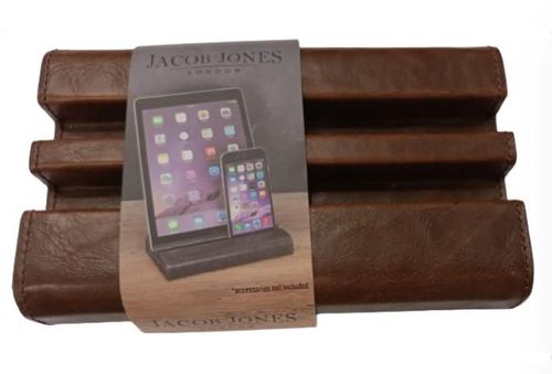 Jacob Jones Brown Cambridge Tech Stand Tablet or Smartphone Holder 73823 - InStock