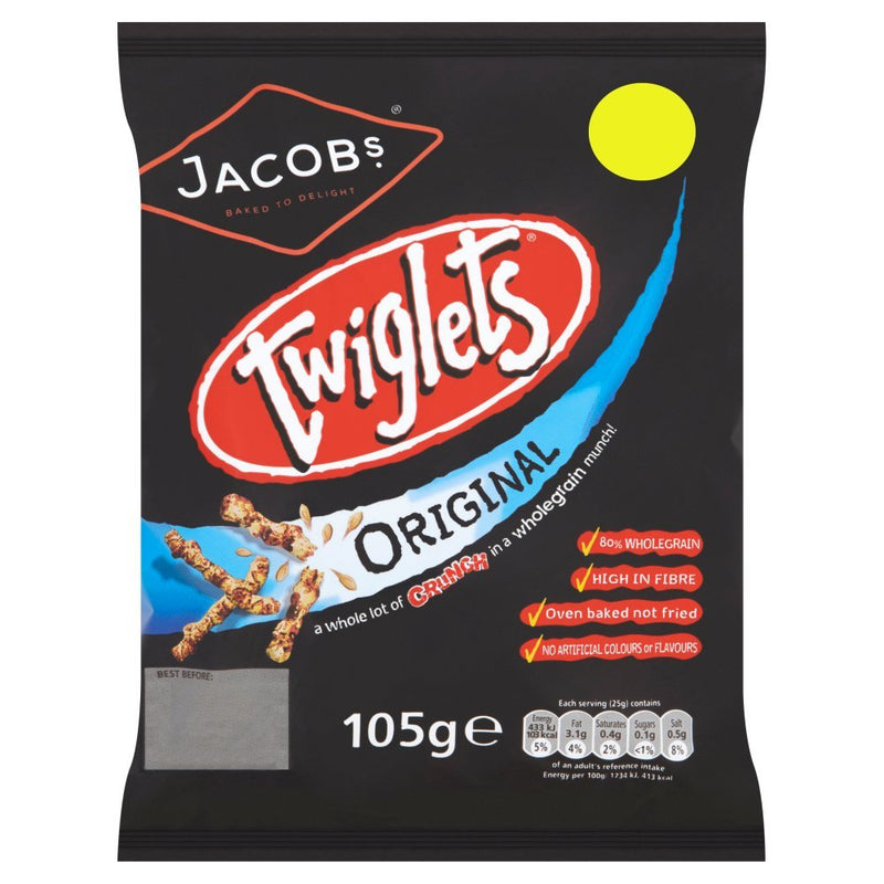 Jacob's Twiglets Original PMP 105g (Box of 12)
