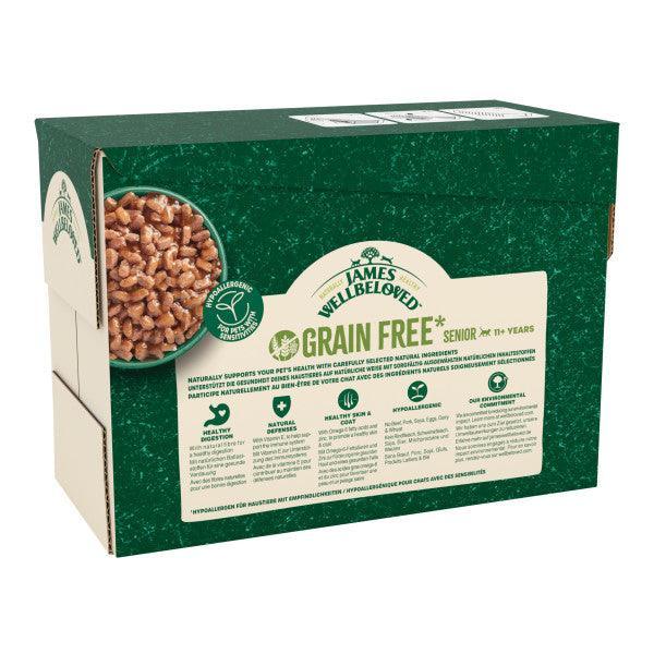 James Wellbeloved Cat Senior 11+ Grain Free Turkey in Gravy Pouches 12 x 85g