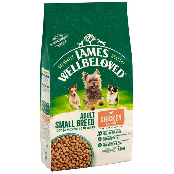 James Wellbeloved Adult Small Breed Chicken & Rice Dry Dog Food